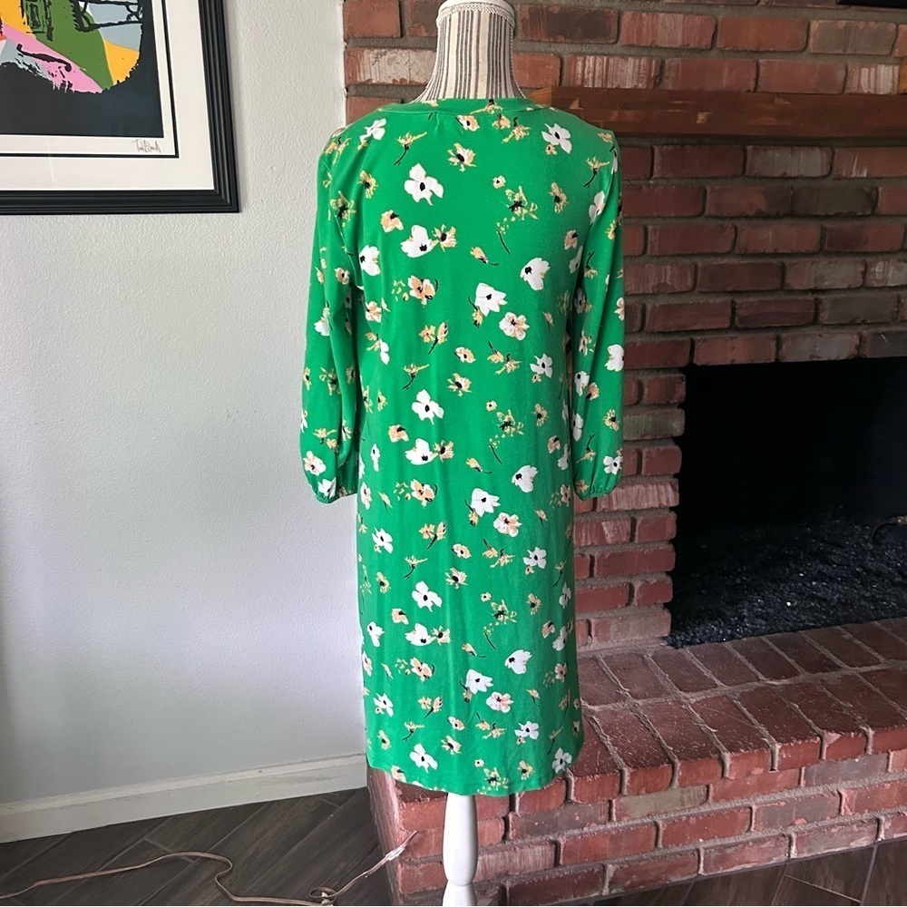 Sonnet James Georgia Play Dress in Green Floral Sz S - Picture 10 of 13